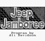 Jeep Jamboree (USA) Title Screen
